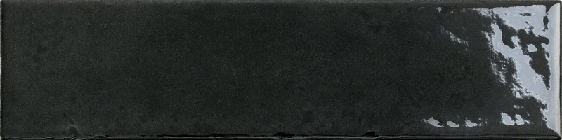 Oxida Black Porcelain Tile - Glossy - 3" X 12"