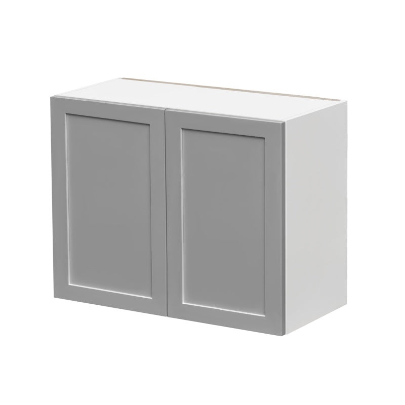 Mallorca Dolphin Gray Shaker Wood Kitchen Wall Cabinet
