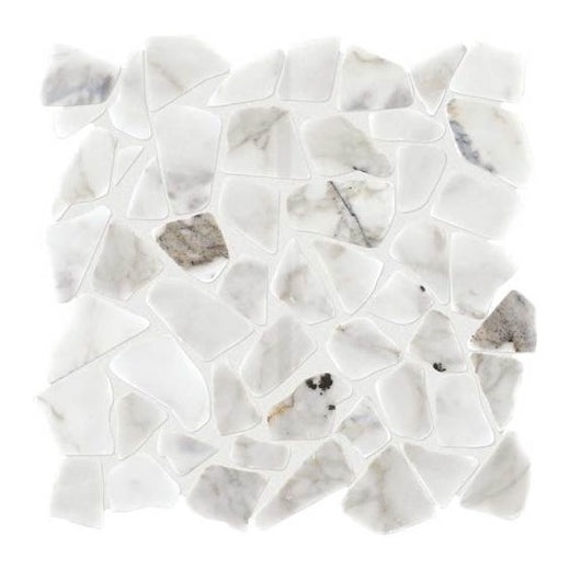 Venetian Calacatta Marble Mosaic - Pebble - Polished