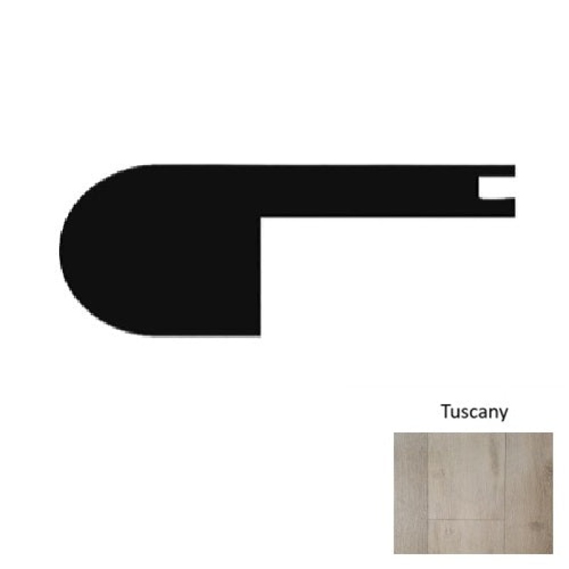 1700 Series Tuscany New Luxury Vinyl Moulding / Trim - 94" Flush Stair Nose - Embossed