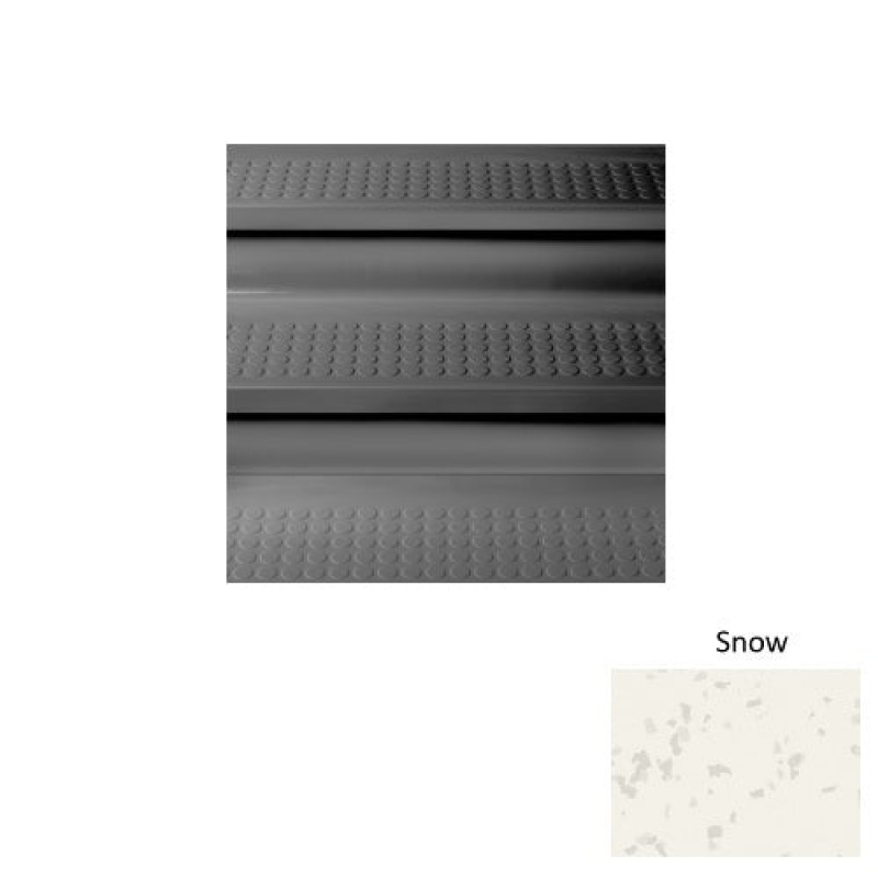Symmetry 96 Snow Vantage With Riser Rubber (Sq) With Galley Red Abrasive Strip Stair Tread With Dupont Kevlar - Textured