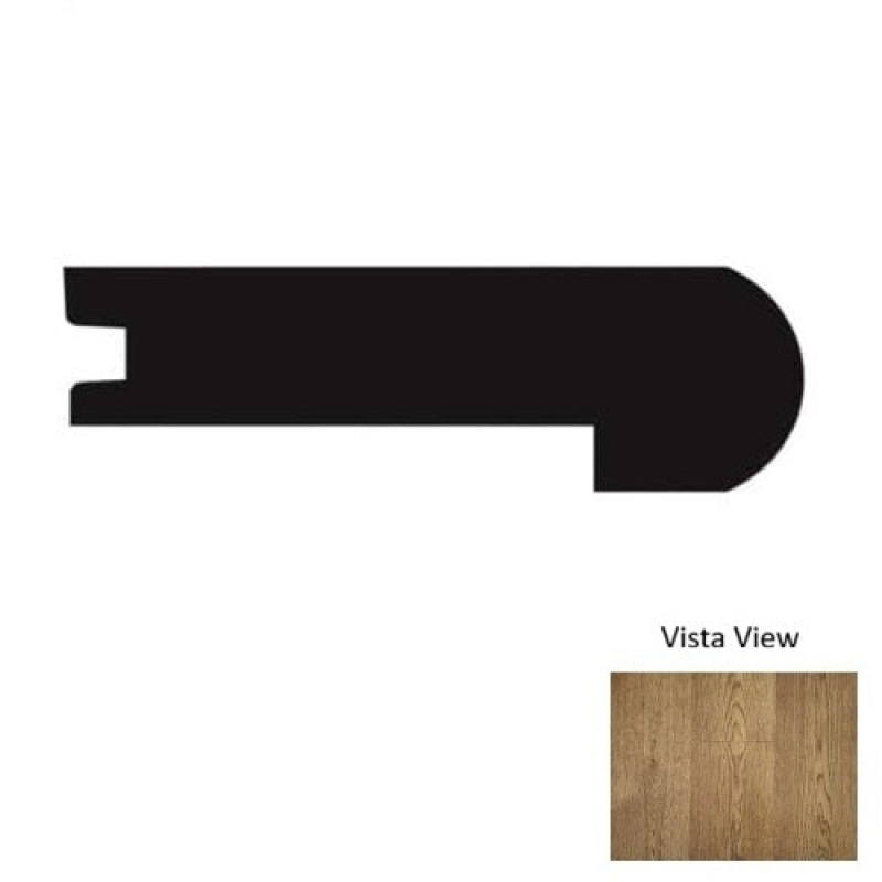 Elevate Arroyo 94" Flush Stair Nose - Wire Brushed
