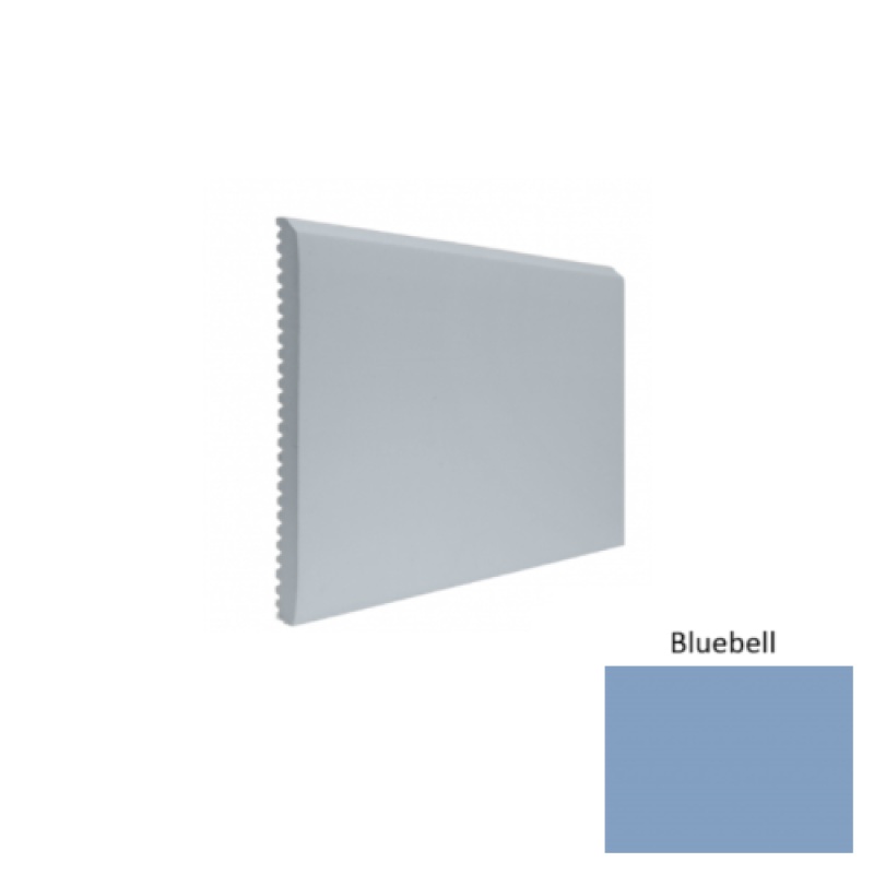 Contours #65 Vertical Bluebell Rubber Profiled Wall Base - Satin