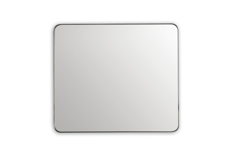 Black HDF Framed Wall Bathroom Mirror 36" x 30"