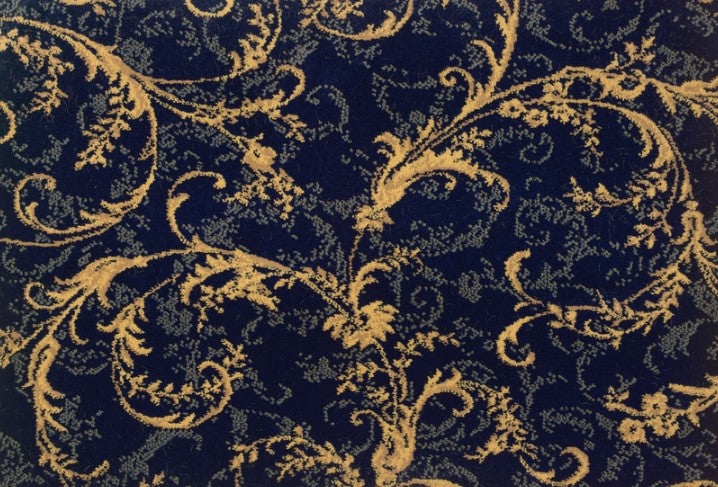 Lake Constance Navy Polypropylene Carpet - Pattern