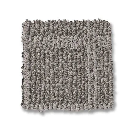 Breeze Block Silver Polish Nylon Carpet - Loop
