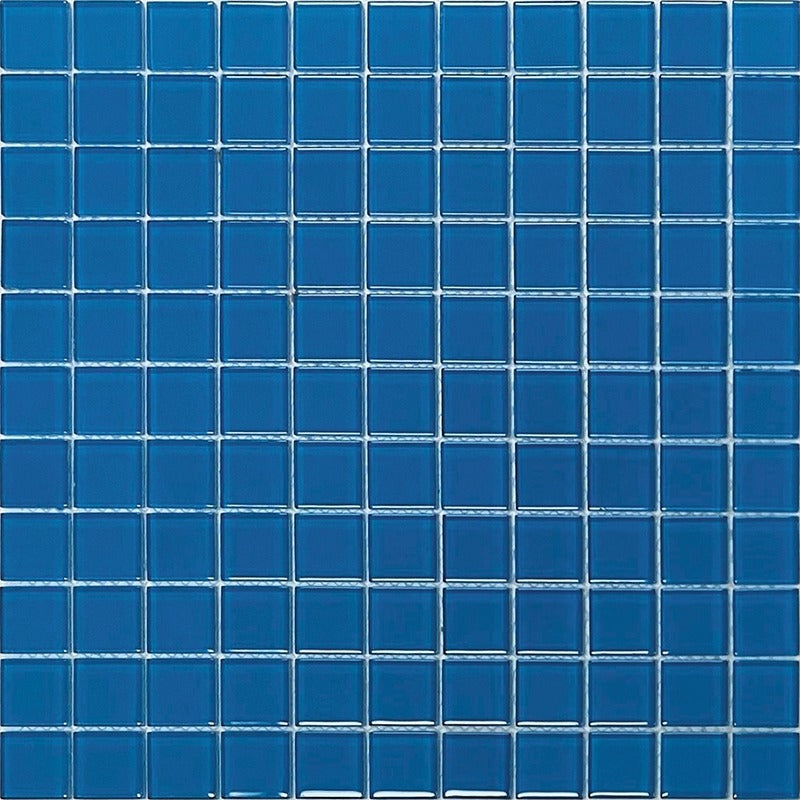 Color Palette Laguna Glass Mosaic - 1" X 1"
