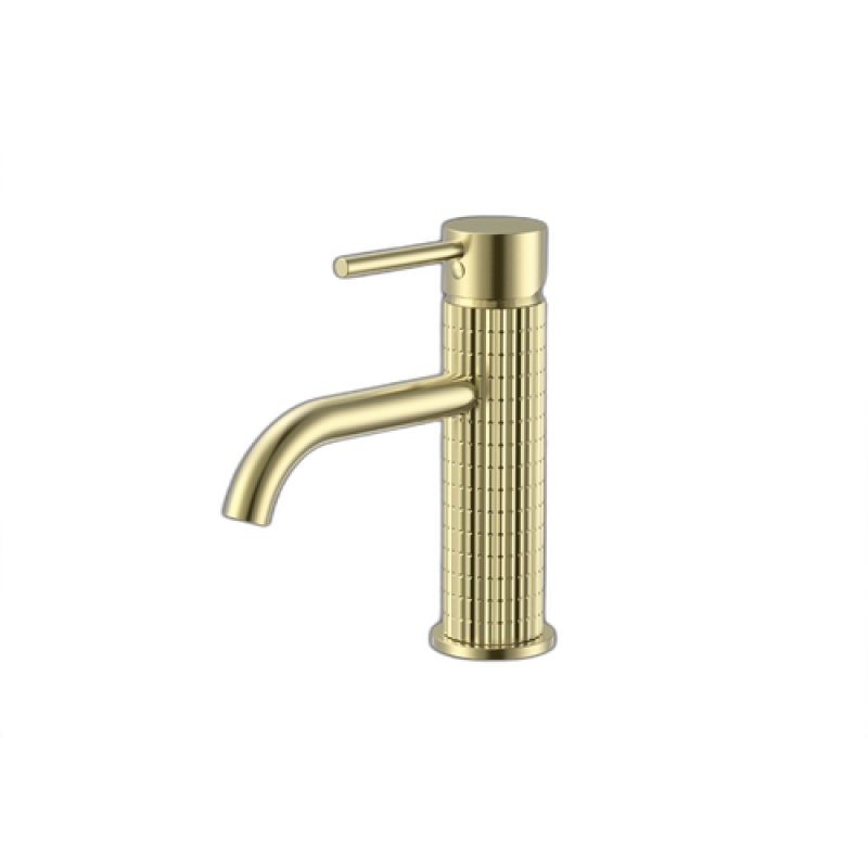 Havasu7 Brass Bathroom Faucet - Single Handle - Brushed Gold