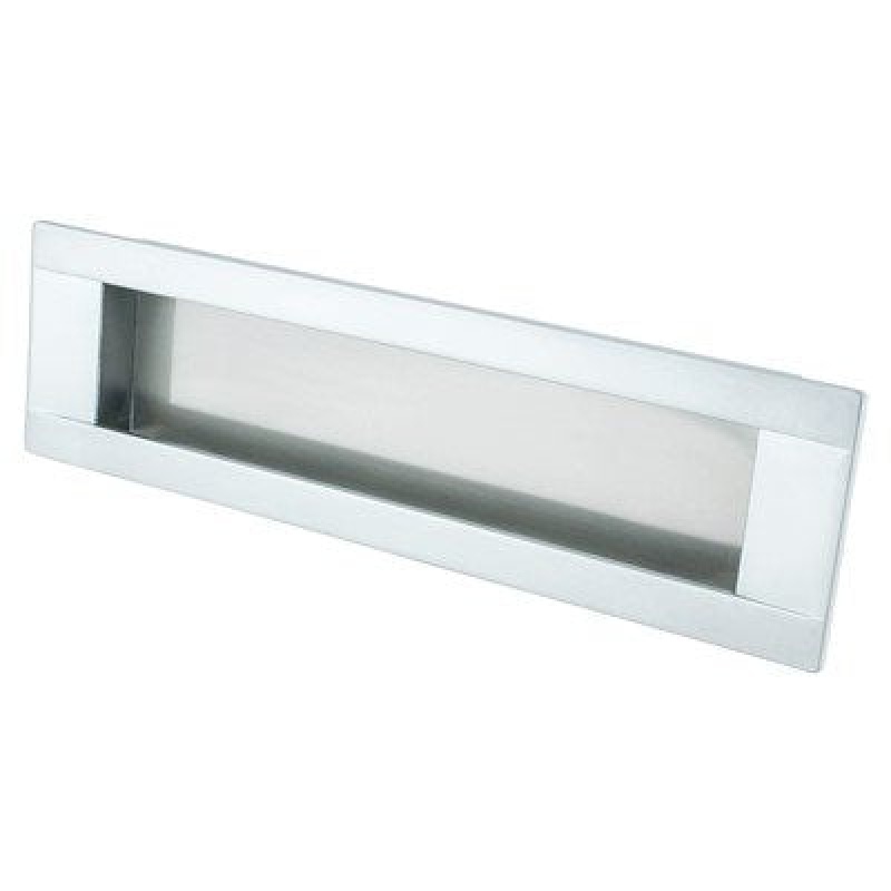 R. Christensen Seize Zinc Recess Pull - Dull Chrome - 6 5/16" (160 Mm) Center To Center