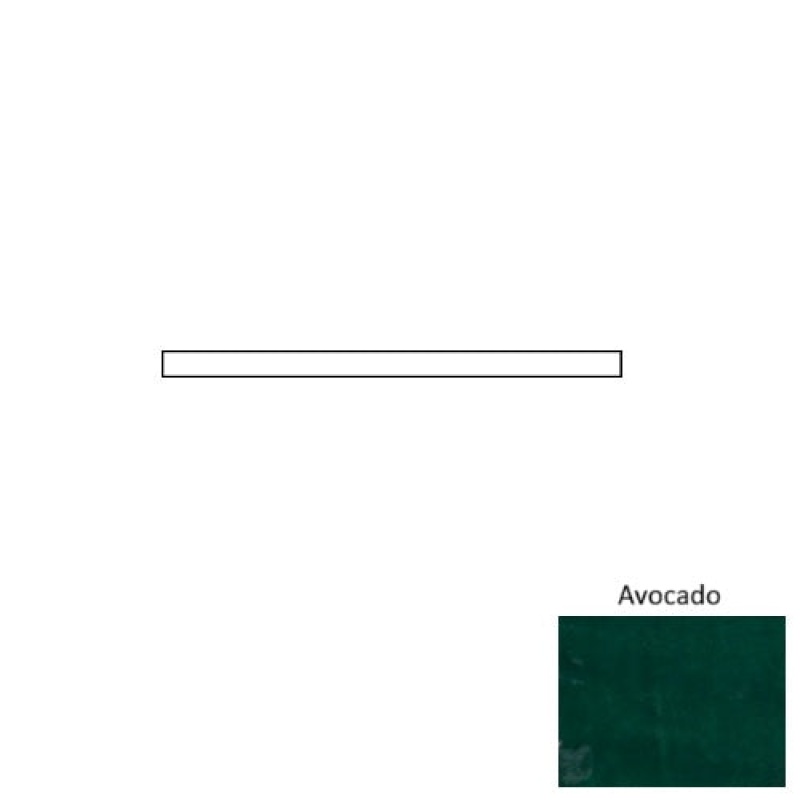 Joyful Avocado Ceramic Wall Trim - 3/8" X 8" Quarter Round - Glossy