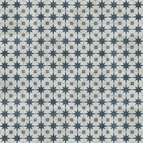 Harmonia Kings Star Blue Ceramic Tile - Matte - 13" X 13", Per Pack: 12 Enter Quantity In Sqft