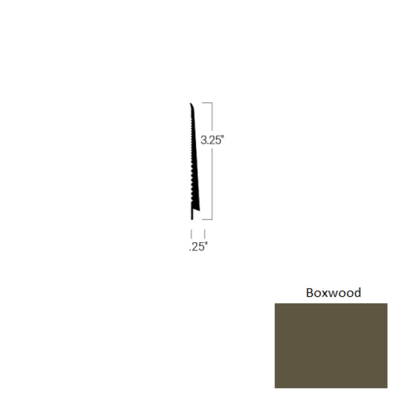 Johnsonite Boxwood Rubber Tightlock Carpet Base
