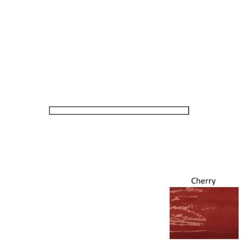 Joyful Cherry Ceramic Wall Trim 3/8" x 8" Quarter Round Glossy