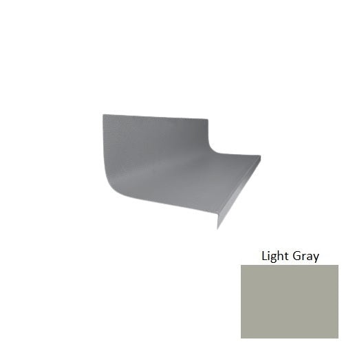 Flextones Light Gray Type 1900 Distinct Designs Rubber - 20 3/8" X 72" Stair Tread - Hammered
