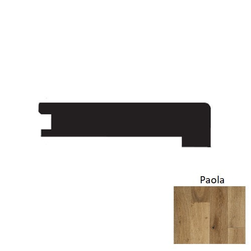 Mediterranean Paola Hardwood Moulding / Trim - 3" X 90" Square Flush Stair Nose - Wire Brushed
