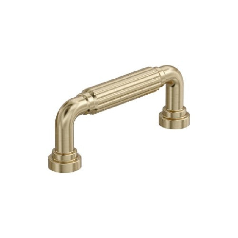 Cowrie Zinc Arch Cabinet Pull - Golden Champagne