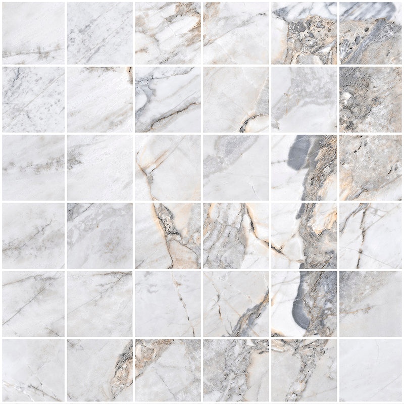 Imperial Matarazzo Porcelain Mosaic - 2" x 2" - Polished