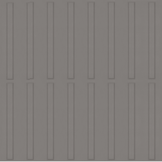 Johnsonite Brown Rubber Tactile Guide Tile - Textured - 24" x 24"