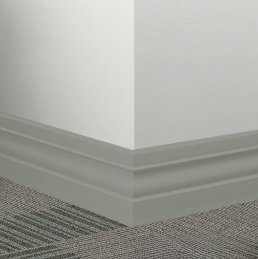 Green Smoke Rubber Millwork Contoured Wall Base