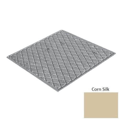 Flextones Corn Silk Rubber Diamond Landing Tile - Textured - 27" X 27"