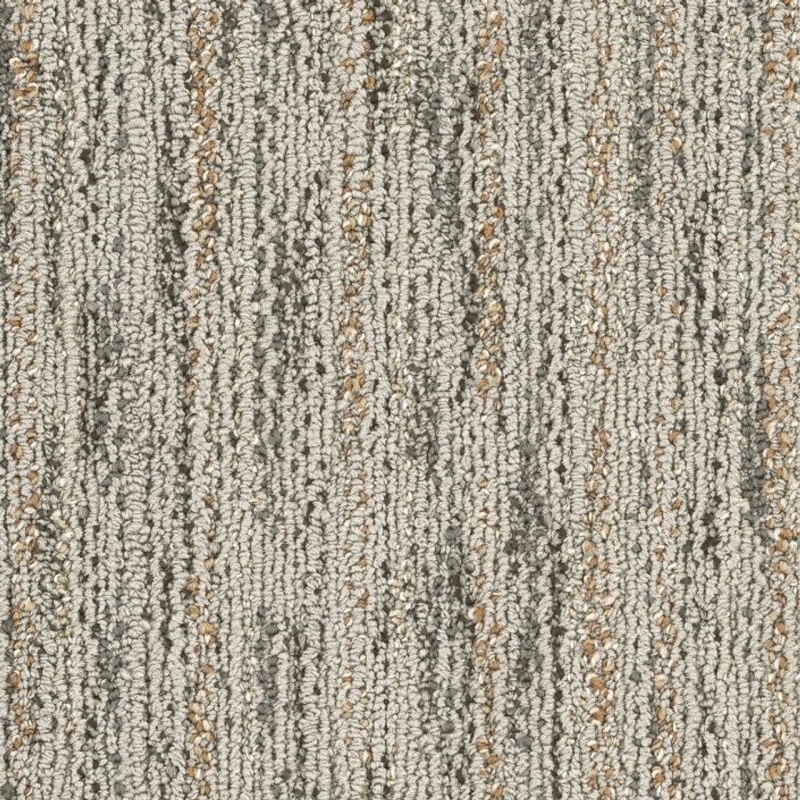 Clearance Sale! Natural Formations Layers Gray Nylon Carpet Tile - Pattern - 9" X 36"