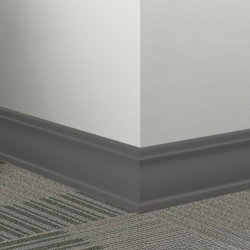 Johnsonite Black Rubber Millwork Contoured Wall Base