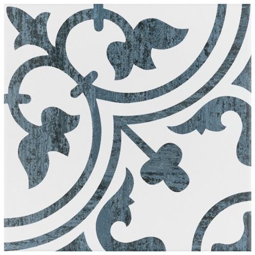 Cassis Arte Black Porcelain Tile - Mixed - 9 3/4" X 9 3/4"