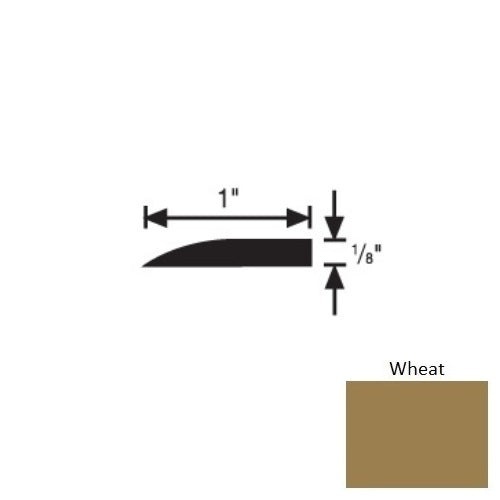 Flextones Wheat Vinyl 192A Tile Reducer Strip