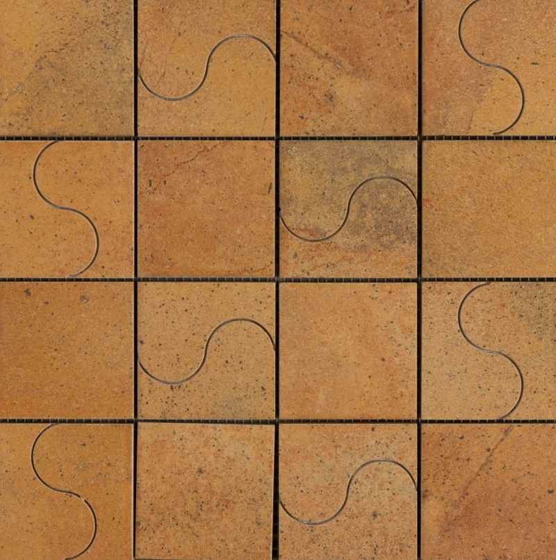 Marefi Nocta Porcelain Mosaic - 2" x 2" Filled & Honed