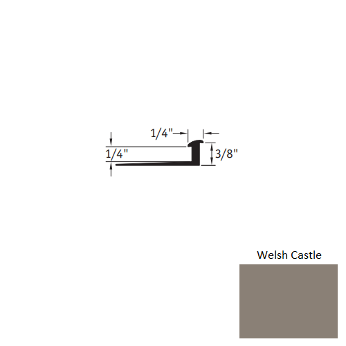 Johnsonite Welsh Castle Vinyl Moulding / Trim