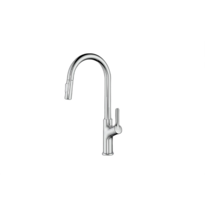 Kf.Dr.Ch Danube Zinc Alloy Kitchen Faucet - Single Handle / One Hole - Chrome