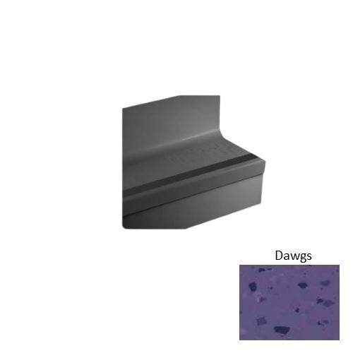 Johnsonite Dawgs Cubis Rubber Stair Tread with Riser