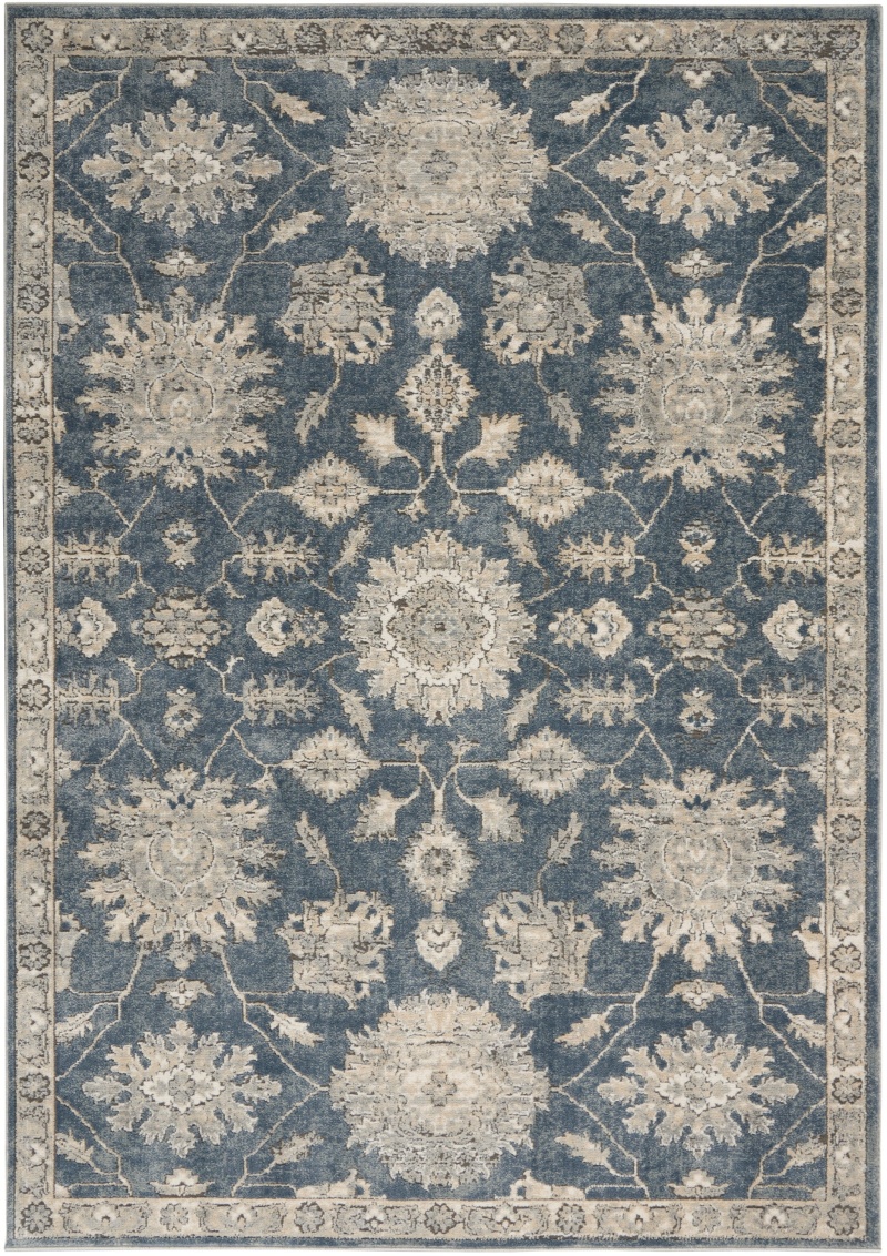 Quarry Qua06 Blue / Beige Area Rug