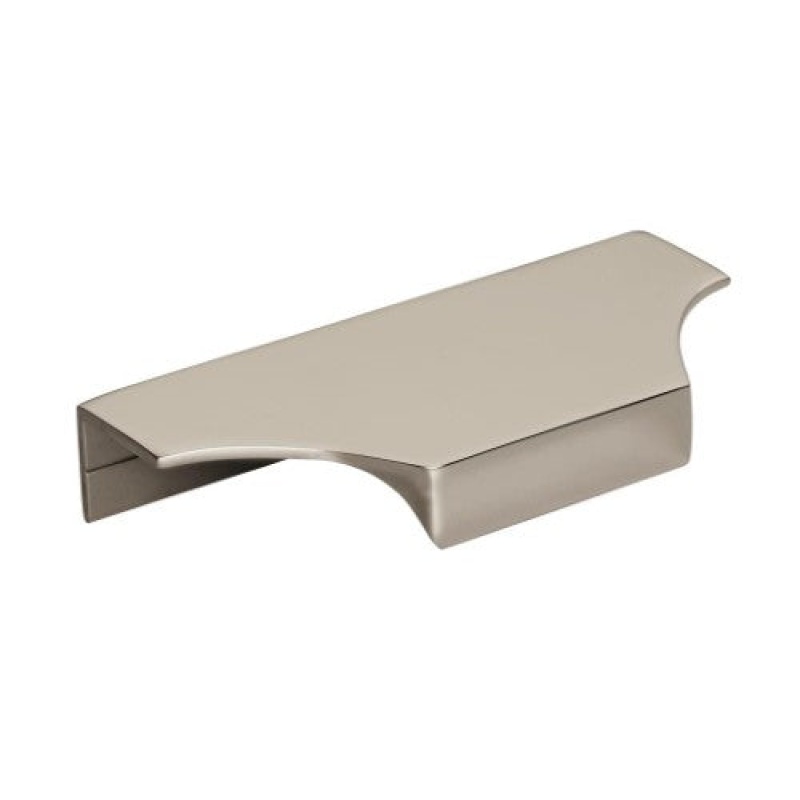 Extent Aluminum Cabinet Edge Pull - Polished Nickel