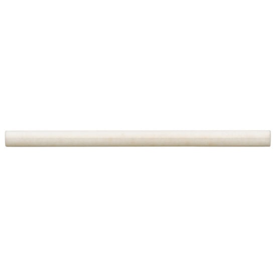 Cloe Creme Ceramic Wall Trim - 1/2" X 8" Jolly - Glossy