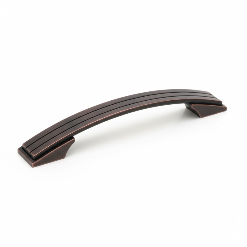 Silverline P2027 Zinc Alloy Handle Cabinet Pull - Oil Rubbed - 5 1/16" (128 Mm) Center To Center