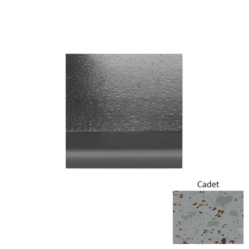 Renew 95 Cadet With Riser Rubber Stair Tread - Hammered