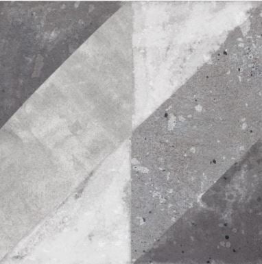 B Stone Ceniza Deco B Art Ceramic Tile - Matte - 8" X 8"