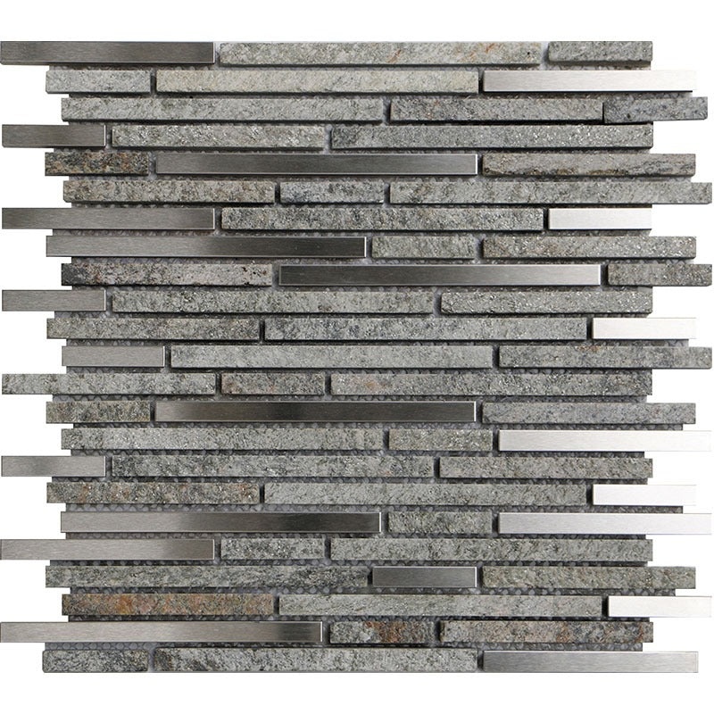 Cascades Pavement Metal & Stone Mosaic