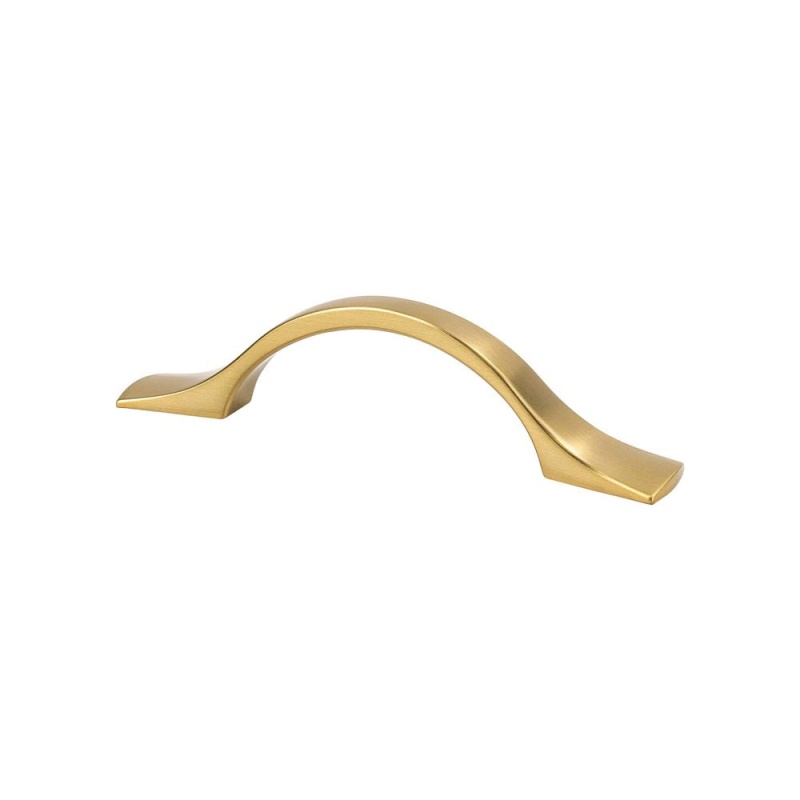 Echo Zinc Arch Pull - Modern Brushed Gold
