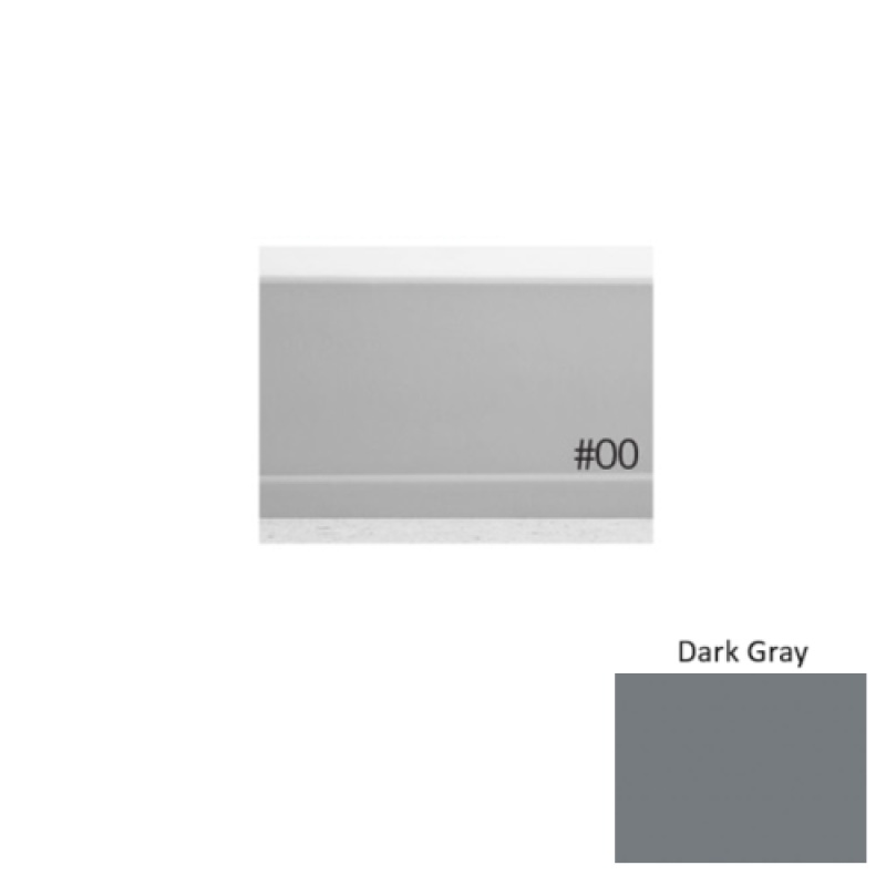 Pinnacle Plus #00 Simplicity Dark Gray Rubber Coil Wall Base