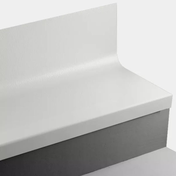 Johnsonite Cotton Hammered 19" x 42" Angle Fit Stair Tread with Riser