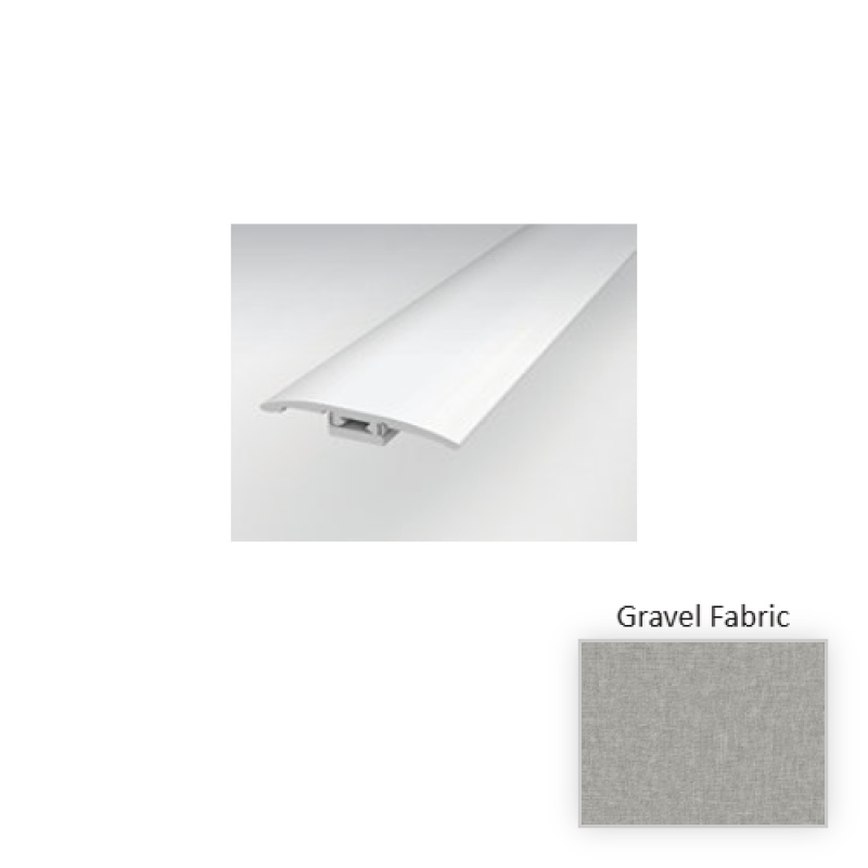 Loften Gravel Fabric Luxury Vinyl Moulding / Trim - 94" 4 In 1 Transition - Superguardx Technology