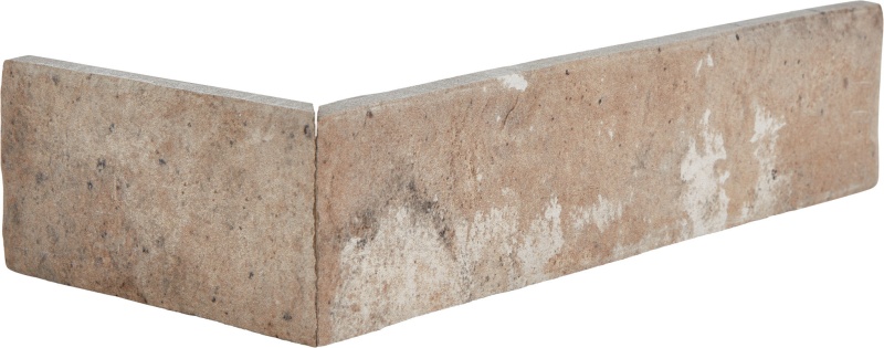 Castle Brick Brown Porcelain Floor & Wall Trim - 2 1/2" X 10" X 5" Corner - Matte