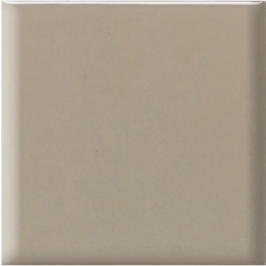 Bright & Matte Mushroom Ceramic Tile - Glossy - 6" X 6"