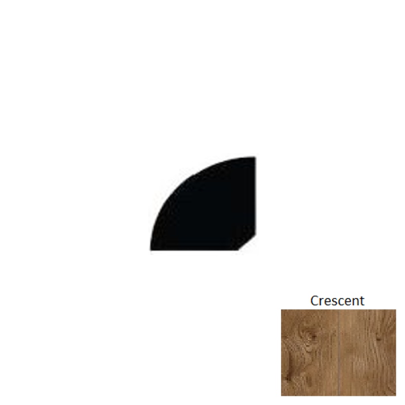 Lamdura Landmark Crescent Laminate Wood Moulding / Trim - 94" Quarter Round - Embossed