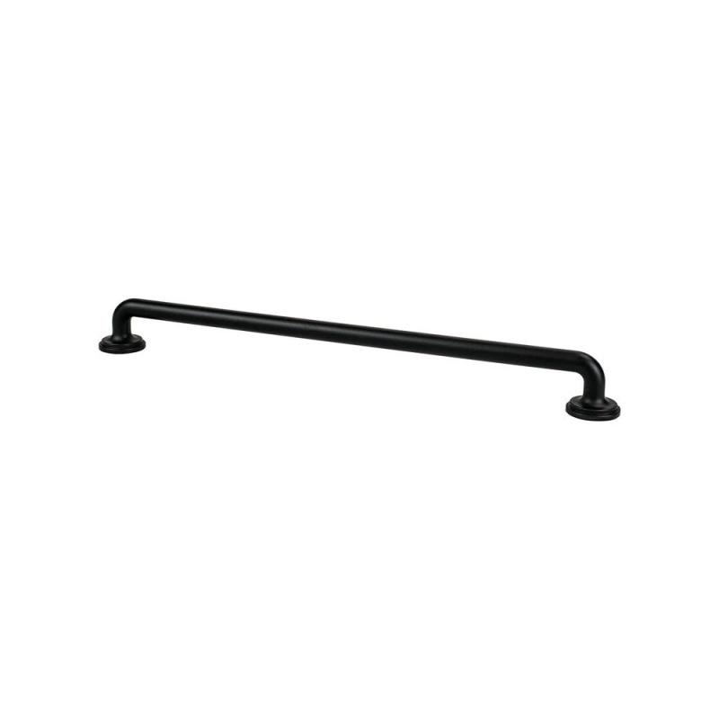 Berenson Folklore Zinc Appliance Pull - Matte Black