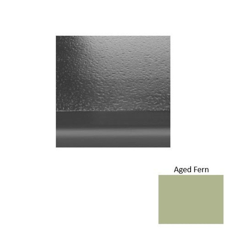 Solid 99 Aged Fern Hammered With 2" Nose Rubber (Sq) Stair Tread With Dupont Kevlar - Hammered