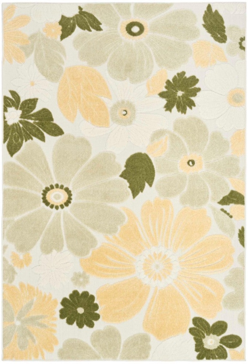 Nourison Aloha Ivory Green Area Rug