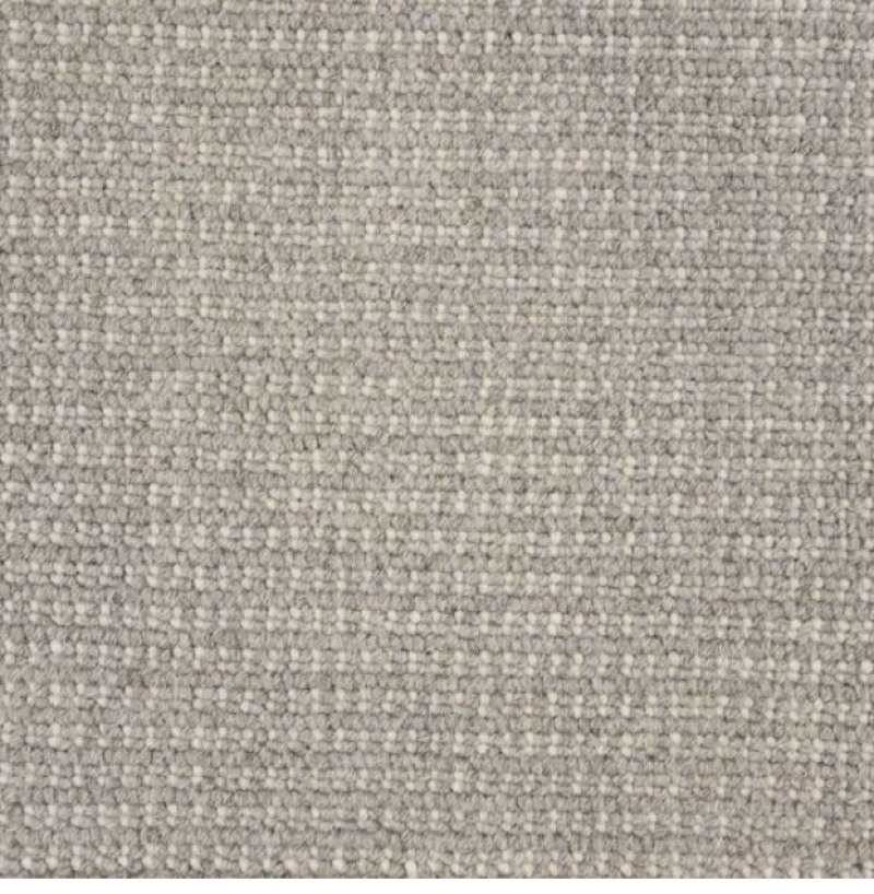 Hibernia Emon Limestone Wool Carpet - Loop